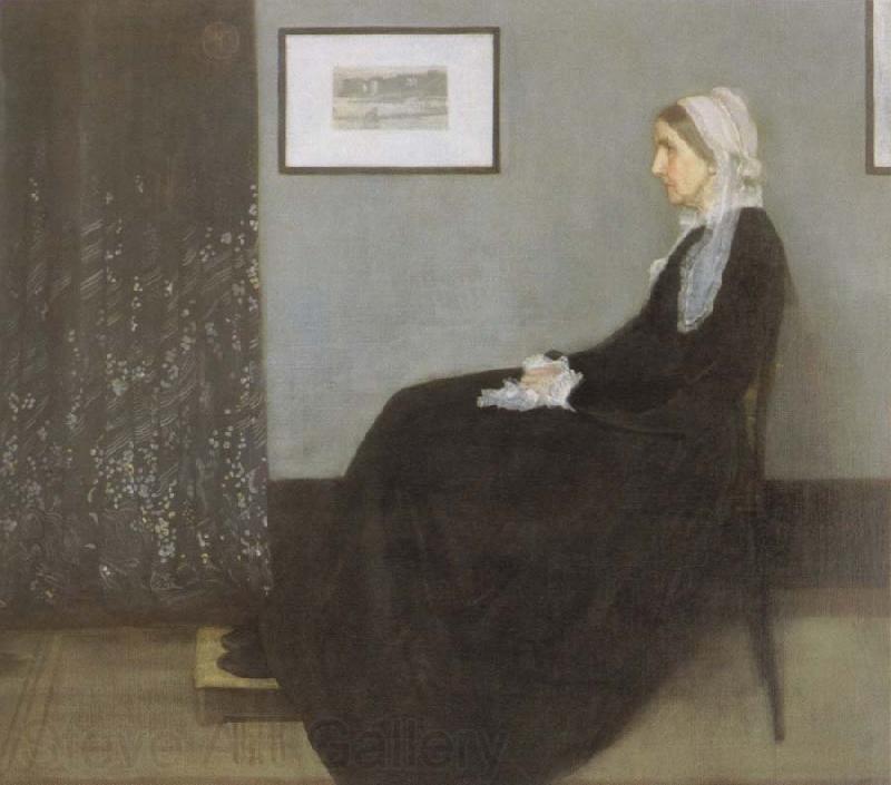 James Mcneill Whistler arrangement in grey and black the artist s mother